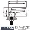 Bristan Sail Basin Taps Dimensions